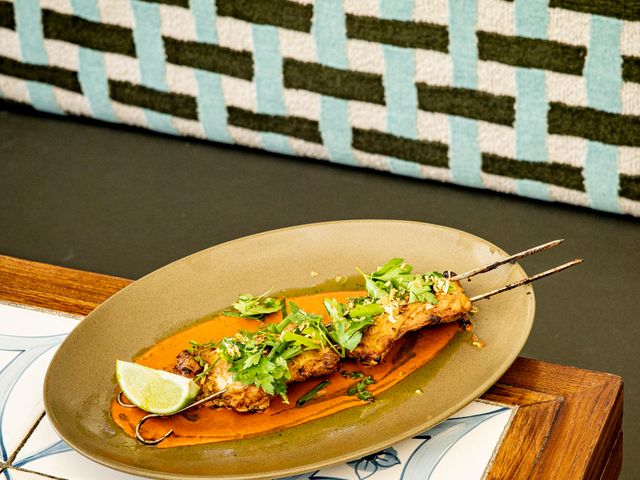 Auteuil Brasserie Brochette de volaille aux épices