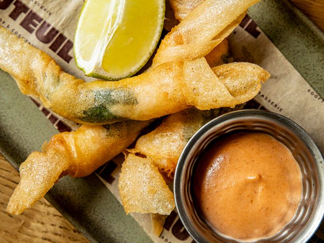 Auteuil Brasserie Gambas croustillantes